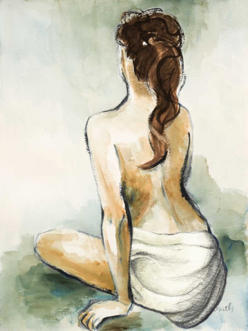 Woman Sitting II Poster Print by Lanie Loreth - Item # VARPDX10245A